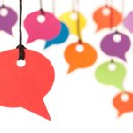 Colouful speech bubbles Colouful speech bubbles