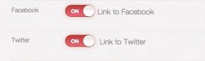 Linking Facebook and/or Twitter to your account gives your pins more exposure. Choose which pins are posted out on an individual basis.