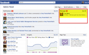 Here's where to see your messages when you go into your Admin Panel.