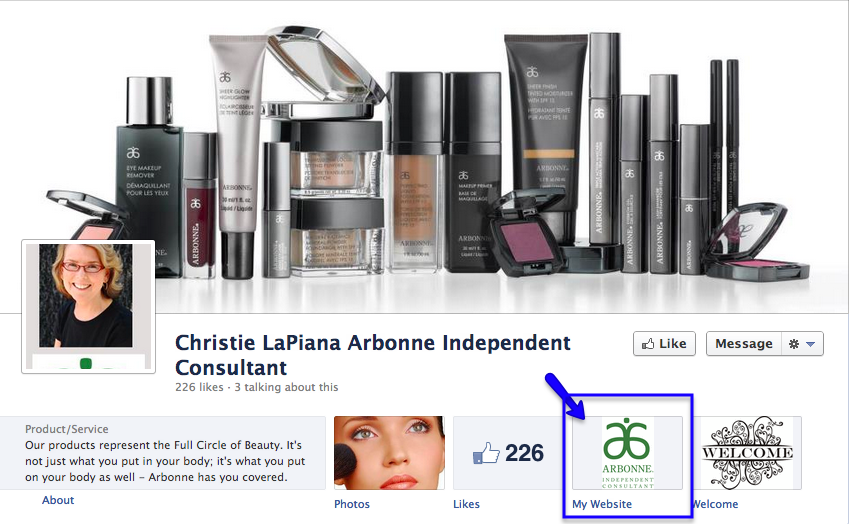 5 ap-christie-facebook-page-ecommerce-portal