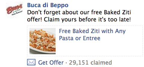 When using Facebook Offers for direct sales, such as those that promote a discount or coupon, first experiment by only posting it to your current fans. If it's well received, then test it with a targeted non-fan segment.