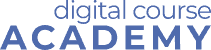 digital course academy 2022 logo blue