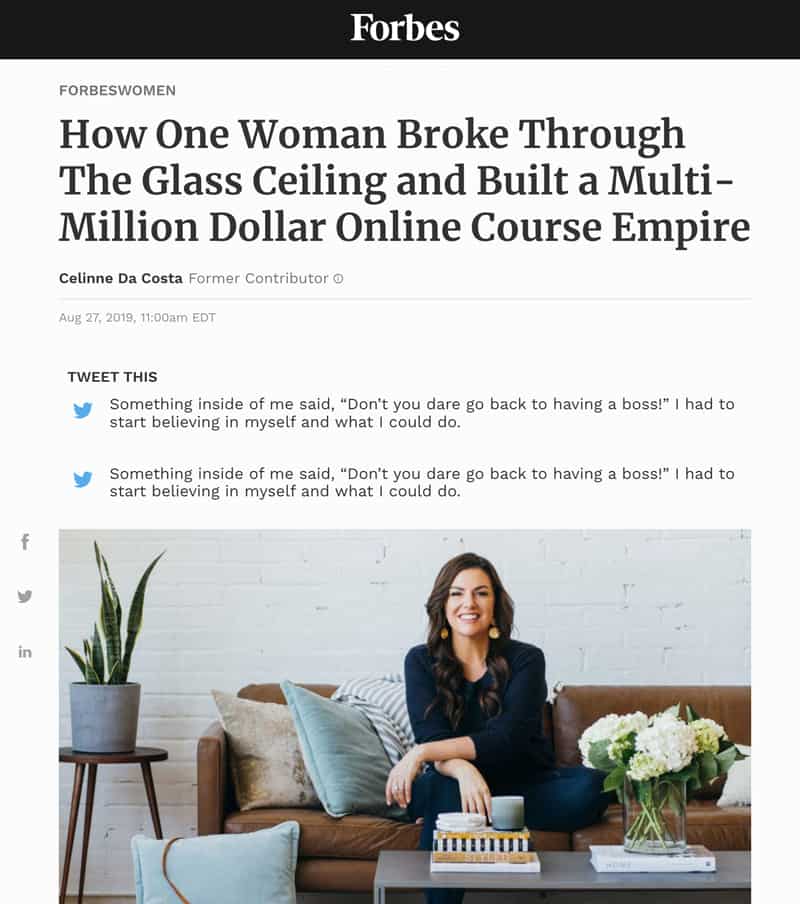 amy porterfield forbes article
