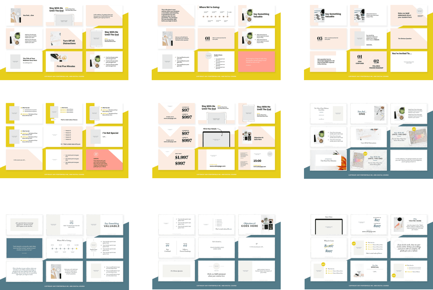 professionally designed templates for your digital course
